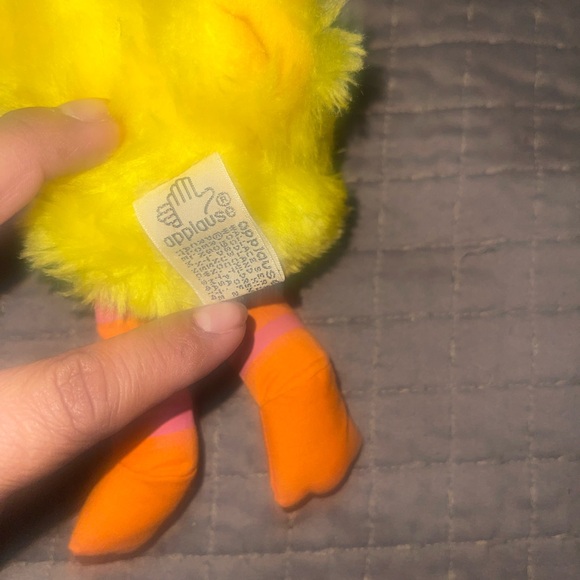 Big Bird YELLOW  Plush vintage 1983 applause  9" sesame street - Picture 7 of 13